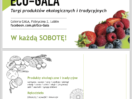 Eco-Gala: Logotyp, ulotka